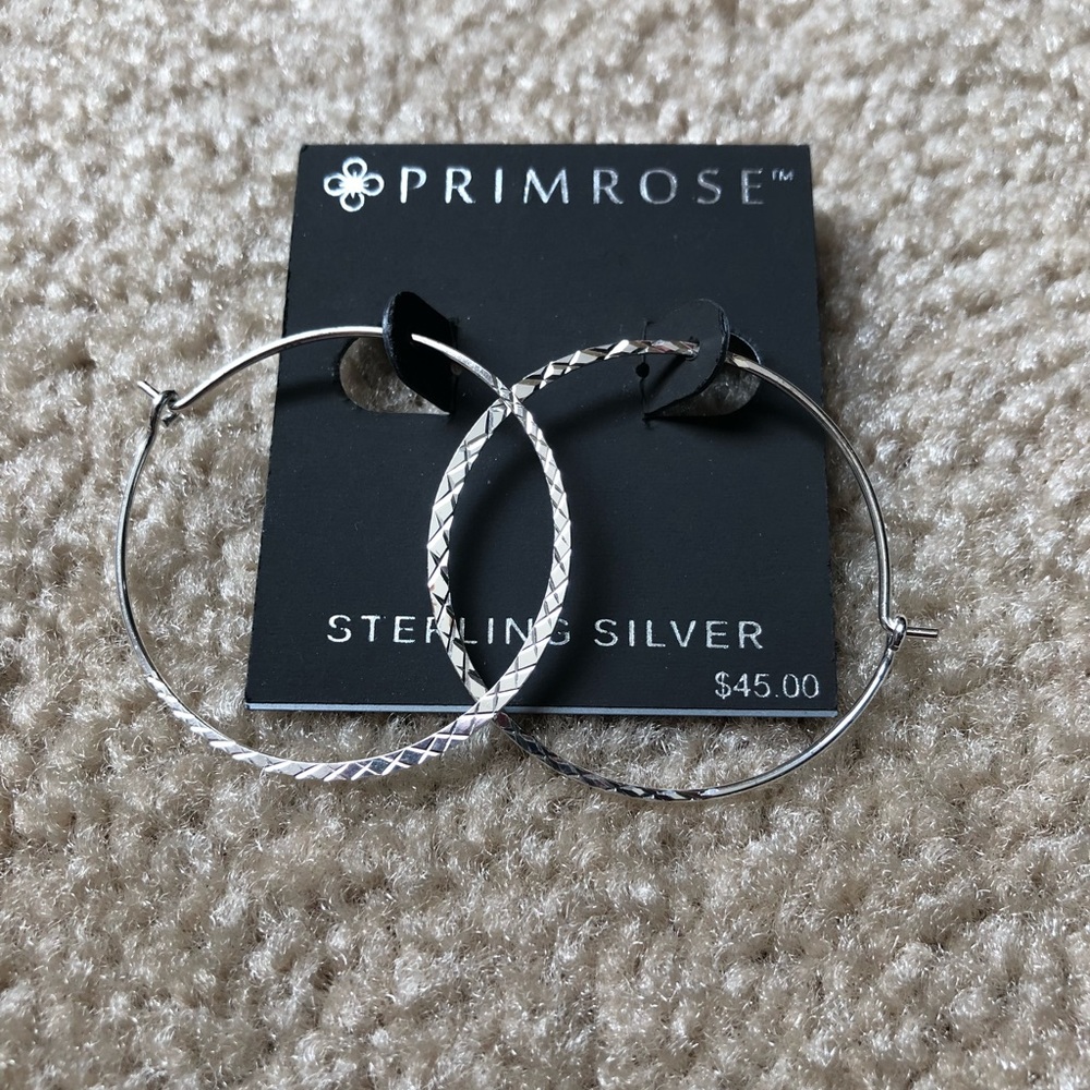 Sterling Silver Hoop Earrings